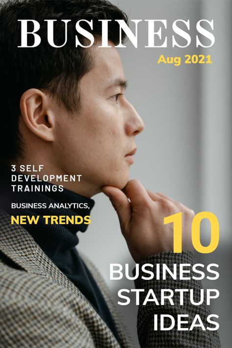 This Business Magazine Cover Template features intellectual man with editable texts. This design is ideal for your classic Business & entrepreneurship themed magazine covers. Simply edit the text and download for your magazine, blogs or online articles. Business Magazine Cover Design, Business Magazine Cover, Headline Ideas, Magazine Headlines, Typing Jobs From Home, Magazine Cover Page, Magazine Cover Template, Pages Ideas, Avengers Pictures