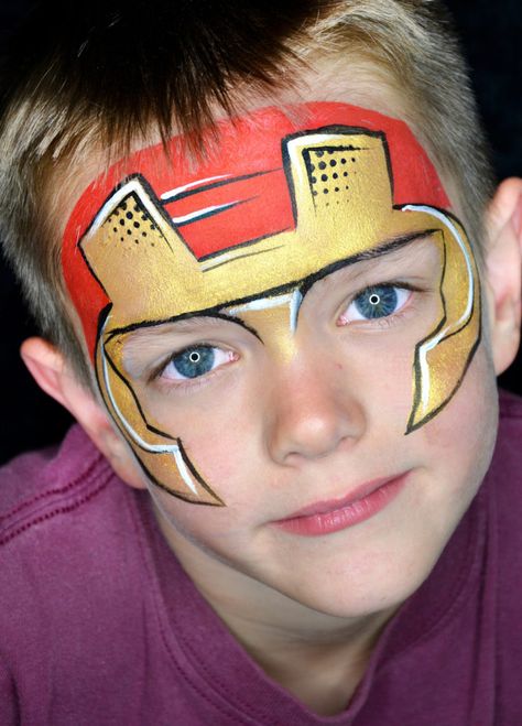 Gallery – PiKadilly Face Painting Iron Man Face Paint, Iron Man Painting, Superhero Face Painting, Easy Face Painting Designs, Face Painting For Boys, Face Painting Easy, Face Art Makeup, Kids Face Paint, Book Festival