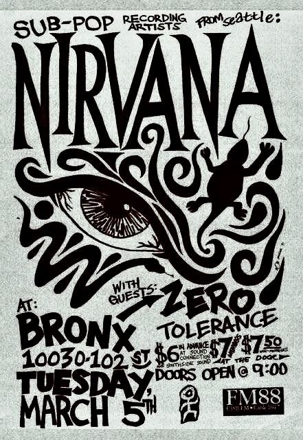 Nirvana Tour Poster, Nirvana Band Poster, Nirvana Posters Vintage, 90s Grunge Posters, Nirvana Poster Vintage, Nirvana Concert Poster, Pint House, Concert Tour Poster, Nirvana Concert