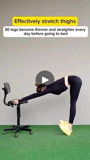 Chair Exercise, Stretching Exercise, Leg Exercise, Tai Chi Exercise, Chair Exercises, Yoga Stretching, 10k Views, Bodyweight Workout Beginner, Stretching Exercises