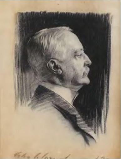 John Singer Sargent - Charles Lanier, 1912,... on MutualArt.com Sargent Drawings, John Sargent, Sargent Art, Academic Drawing, Portrait Drawings, Master Drawing, Charcoal Portraits, John Singer Sargent, Charcoal Art