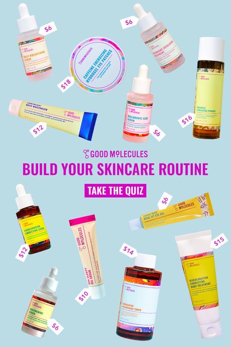 #affiliate Good Molecules Skincare Quiz in 2024 | Skin care quiz, Body skin care routine, Skincare Skincare Quiz, Glowup Tips, Preppy Skincare, Skin Care Quiz, Facial Cleaning, Future Wardrobe, Beauty Must Haves, Brightening Serum, 7th Grade