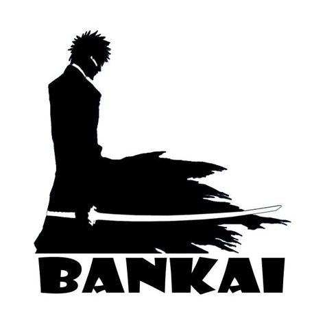 Bankai Tattoo, Bleach Ichigo Bankai, Ichigo Bankai, Bleach Tattoo, Anime Ichigo, Cool Stencils, Bleach Ichigo, Clover Tattoos, Dragon Ball Tattoo