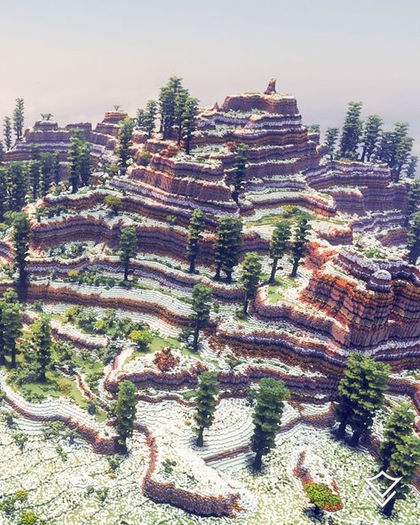 Presenting...IRALAYA 🏞️ 🚨 Our brand new 5K Minecraft terrain map with 12 biomes. The map features custom caves, dungeons, mines, and even a skull-themed volcanic crater! 100% survival-friendly. Check it out at the link in our bio! —— Follow: @varunallc Follow: @varunallc Follow: @varunallc —— Map by: Varuna Studios —— © Copyright VarunaLLC. —— #minecraftbuidings #minecraftps #mc #game #awesome #timelapse #outnow #buildit #building #MinecraftBuildsOfInstagram #MinecraftCreatorsCommunity ... Minecraft Terrain, Minecraft Cave, Terrain Map, Minecraft Builds, Minecraft Designs, The Map, Check It Out, Minecraft, Map