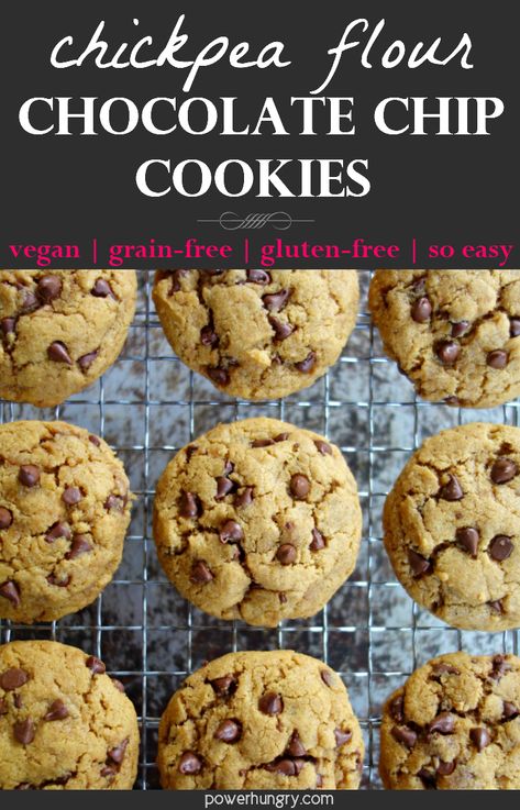 Cookies With Chickpea Flour, Chickpea Flour Cookies Vegan, Chickpea Flour Cookie Dough, Chickpea Cookies Vegan, Chickpea Flour Dessert Recipes, Chickpea Flour Chocolate Chip Cookies, Recipes Using Chickpea Flour, Vegan Chickpea Cookies, Chickpea Oatmeal Cookies