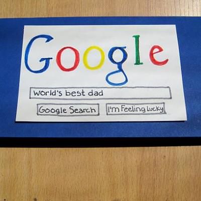 Greatest Dad Google Card {Happy Fathers Day Cards}Show Dad that you and Google think that he is the best dad in the world with this homemade card.View This Tutorial Diy Birthday Gifts For Dad, Ideas Birthday Card, Happy Fathers Day Cards, Homemade Birthday Gifts, Father Birthday Cards, Birthday Card For Dad, Birthday Presents For Dad, Homemade Birthday, Flower Wall Hanging