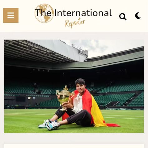 🎾 Carlos Alcaraz is the highest-paid tennis player of 2024! With $42.3 million in earnings, he’s dominating both on and off the court. 🌟 🔗📰🗞️As always the link to the article is in stories and highlights 🔗 📰 🗞️ #CarlosAlcaraz #Tennis #Forbes #USOpen #richlist #forbesrichest #rolex #nike #spain #spanishnewsinenglish #spanishnews #TheInternationalReporter Carlos Alcaraz Wimbledon, Tennis Event, Carlos Alcaraz, Tennis World, Tennis Shorts, Tennis Fashion, Tennis Racquet, Racquet Sports, Australian Open