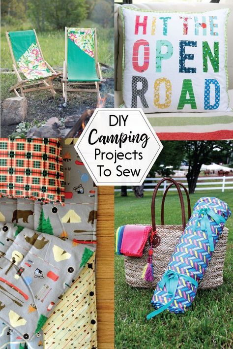 It’s finally Summer! Which means it’s time for Camping and Adventure and all sorts of fun! I’ve gathered up some creative and fun DIY Camping Projects to Sew to get you all set for your summer traveling! There are a ton of creative camping projects out there! Have fun looking through these and planning out ... Read More about DIY Camping Projects to Sew Sew Camping Projects, Sewing Projects Camping, Sewing Projects For Camper, Sewing For Camping Ideas, Camping Sewing Projects Diy, Camp Sewing Projects, Camping Pillows Diy, Sewing Projects For Camping, Sewing For Camping