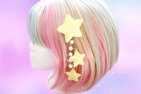 Gyaru Hair Clips, Decora Kei Accessories, Decora Hair Clips, Harajuku Hair Accessories, Gyaru Accessories, Decora Hair, Fairy Kei Accessories, Harajuku Accessories, Harajuku Decora