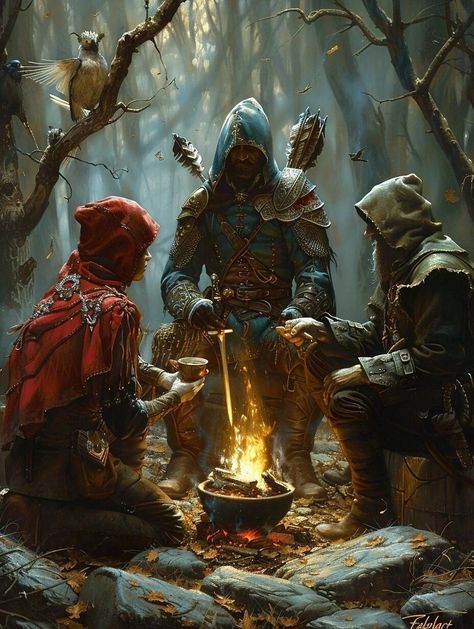 Faerûn Dnd Adventuring Party, Fantasy Adventurer, Dungeons And Dragons Classes, Western Paintings, Forgotten Realms, Fantasy Theme, Fantasy Story, Fantasy Concept Art, High Fantasy