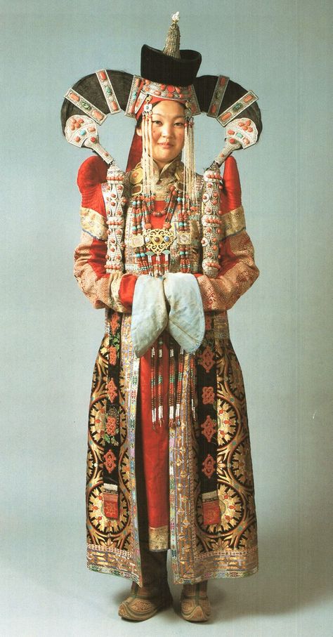 Pin by sazu dee on Traditional clothing | Costumes around the world, Historical fashion, Historical clothing Mongolian Embroidery, Mongolian Fashion, Mongolian Art, Mongolian Clothing, Costumes Around The World, Folk Dress, Anna Karenina, Wedding Costumes, Ethnic Dress