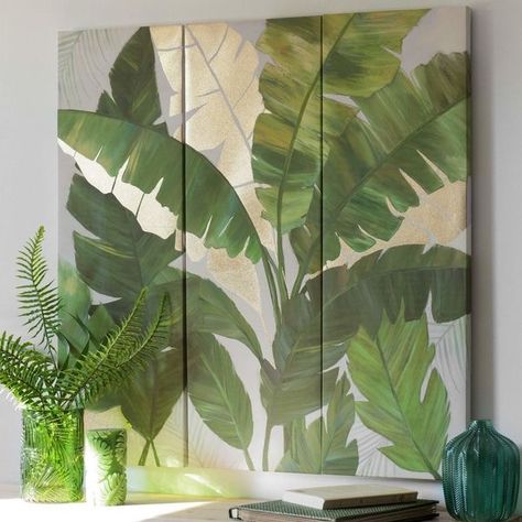 Decorating A Mobile Home, Deco Jungle, Tropical Painting, Images D'art, Easy Canvas Art, Easy Canvas Painting, 수채화 그림, Diy Watercolor, Nature Art Painting