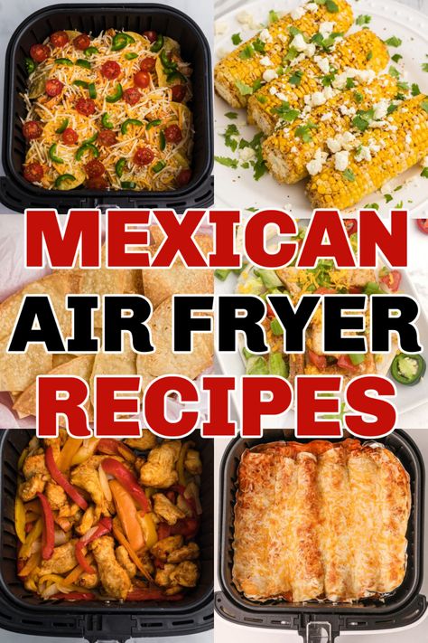 Air Fryer Mexican Recipes, Air Fryer Mexican, Air Fryer Recipes Uk, Cheap Air Fryer, Air Fryer Recipes Snacks, Air Fryer Cooking Times, Air Fried Food, Air Fryer Oven Recipes, Best Mexican Recipes