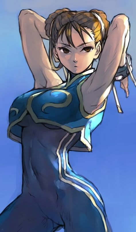 Street Fighter, Chun-li, by Hankuri Capcom Vs, Chun Li Street Fighter, Street Fighter Characters, Street Fighter 2, Fighter Girl, Capcom Art, Street Fighter Art, Chun Li, Comics Art