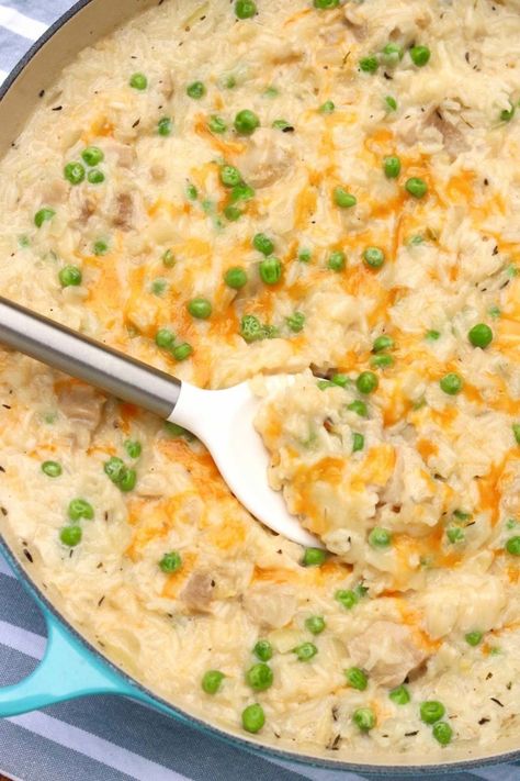 One Pot Stovetop Chicken & Rice – The Fountain Avenue Kitchen Cheesy Chicken And Rice Stovetop, Sauce For Chicken And Rice, Pan Sauce For Chicken, Kids Dinners, Chicken Lickin, Stove Top Chicken, English Recipes, Stovetop Chicken, Happy Weight