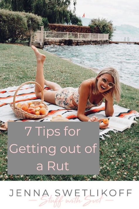 Do you sometimes feel unmotivated? Overwhelmed? Uninspired? We all get into a rut from time to time so below, I’m sharing my 7 tips for getting out of a rut! In A Rut, Working At Home, Baby Steps, Travel And Tourism, Influencer Marketing, Photo Tips, Instagram Tips, Do Everything, Get Outside