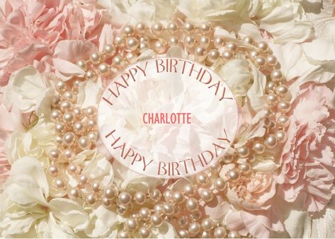 Add a Name Birthday, Pearls and Petals card Birthday For Sister, Birthday Card For Sister, 98th Birthday, 100th Birthday Card, 78 Birthday, 81st Birthday, Card For Sister, 92nd Birthday, 88th Birthday