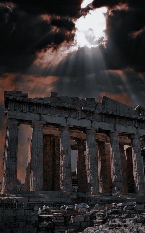 Ancient Greece Aesthetic, Greek Icons, Greek Pantheon, Dark Fairytale, Greek Temple, Greek Gods And Goddesses, Aesthetic Board, Dark Academia Aesthetic, Fantasy Aesthetic