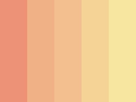 "Just Peachy" by jasurprenant MuseCCC, peach Peachy Color Palette, Orange Color Scheme, Light Orange Color, Peach Paint, Orange Palette, Orange Color Schemes, Email Examples, Orange Color Palettes, Paint Chip