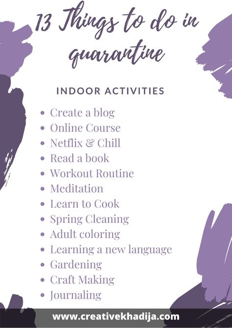 Things To Do In Quarantine, Quarantine Routine, Quarantine Activities, What To Do When Bored, Things To Do At Home, Productive Things To Do, Activities For Adults, Things To Do When Bored, Education Humor