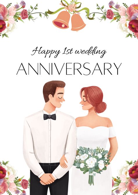 first anniversary wishes for husband First Anniversary Wishes, First Wedding Anniversary Wishes, Wedding Anniversary Wishes For Husband, 1st Wedding Anniversary Wishes, Send To Him, Happy First Wedding Anniversary, Anniversary Wishes For Husband, Anniversary Poster, Wishes For Husband