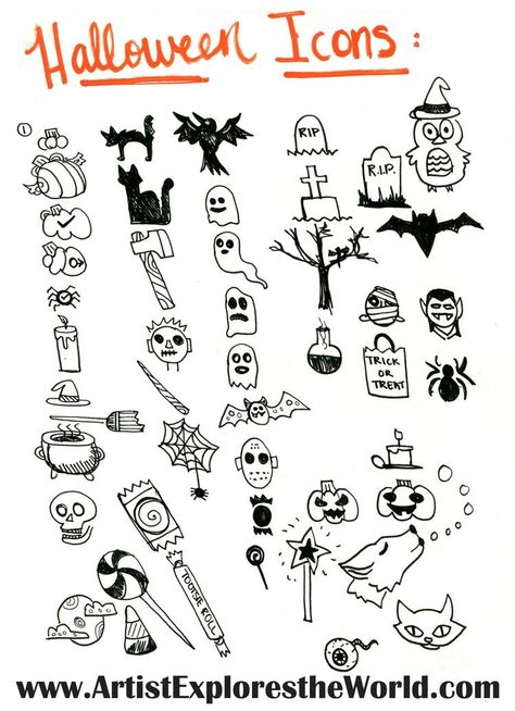 Bullet Journal October, Planner Doodles, Witch Drawing, Bujo Doodles, Halloween Icons, Halloween Drawings, Bullet Journal Themes, Journal Themes, Bullet Journal Spread