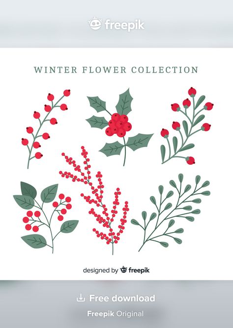 Winter Floral Embroidery, Winter Flower Illustration, Winter Flower Painting, Winter Flowers Drawing, Christmas Flower Pattern, Winter Flowers Illustration, Christmas Flowers Illustration, Christmas Floral Illustration, Christmas Flower Drawing