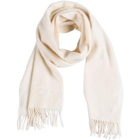 Scarf Shop, Burberry Classic, Outfit Png, White Scarves, White Tassel, Cashmere Shawl, Stockholm Fashion, Virtual Closet, 가을 패션