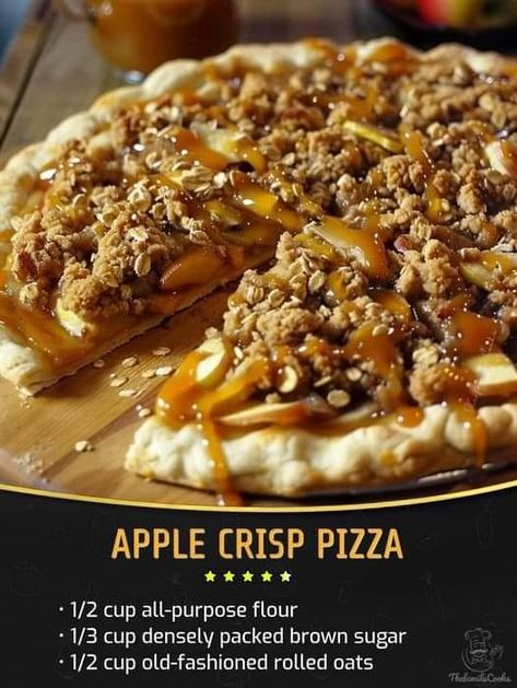 chef gordon ramsay 🍰🍖🥞🍳 | Apple Crisp Pizza | Facebook Pie Crust Homemade, Apple Crisp Pizza, Easy Quick Recipes, Apple Pizza, Chef Gordon, Chef Gordon Ramsay, Pizza Ingredients, Dessert Pizza, Gordon Ramsay