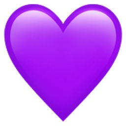 Purple Heart Tattoos, Purple Emoji, Iphone Png, Apple Emojis, Images Emoji, Kitchen Pots, Ios Emoji, Purple Kitchen, Emoji Love