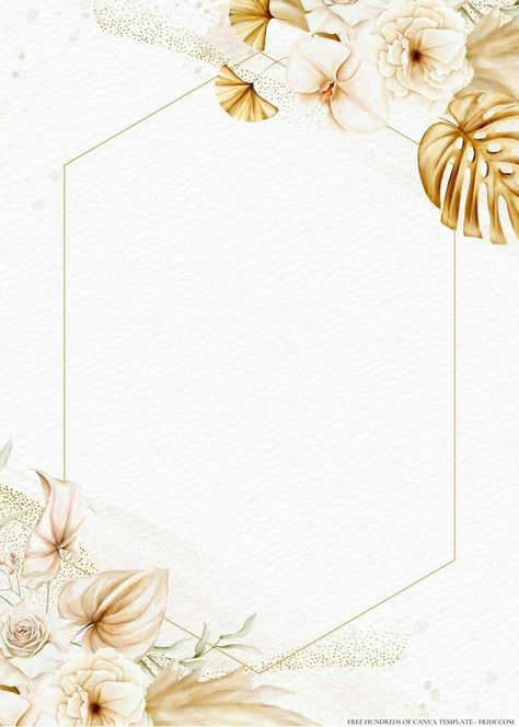 White Gold Invitation Template, White And Gold Invitations, Gold Floral Background, Floral Background Hd, Gold Invitation Template, Online Wedding Invitations Templates, Blank Wedding Invitation Templates, Blank Wedding Invitations, Indian Invitation Cards