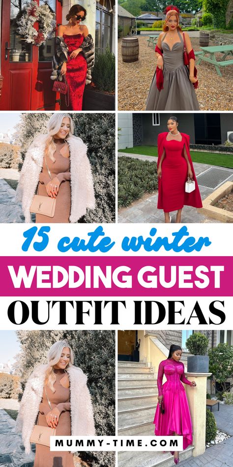 Embrace winter weddings with cute outfit ideas that shine! ❄️🌺 Discover stylish combinations that keep you warm while looking fabulous. From layered looks to chic winter accessories, you’ll find the perfect ensemble for any celebration. Save this pin for your go-to wedding guest outfits! 📌💖 What To Wear To A Wedding In Winter, Wedding Jacket Guest, Outdoor Winter Wedding Outfit Guest, Wedding Welcome Party Outfit, December Wedding Guest Outfits, Wedding Guest Jackets, Casual Wedding Outfit Guest, Winter Wedding Guest Outfit, Maxi Dress With Jacket