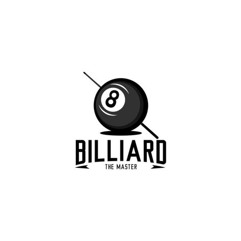 8 BALL LOGO VECTOR 8 Ball Logo Design, 8 Ball Pool Logo, Ballers Logo, Pool Tattoo, Emirates Flag, 8ball Pool, Lounge Logo, Ball Logo, Ball Aesthetic