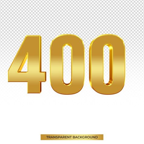 PSD gold 3d rendering number 400 isolate... | Premium Psd #Freepik #psd Number Icons, 3d Rendering, Graphic Resources, Vision Board, Collage, Gold, Quick Saves, Pins