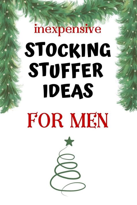 Cheap stocking stuffers for men. Small gifts for men. Fun stocking stuffer ideas for men. Small Gifts For Men Cheap, Stalking Stuffers For Men, Stocking Stuffers For Young Men, Cheap Stocking Stuffers For Men, Stocking For Him, Men Stocking Stuffer Ideas, Teenager Stocking Stuffers, Stalking Stuffers, Stocking Stuffer Ideas For Men