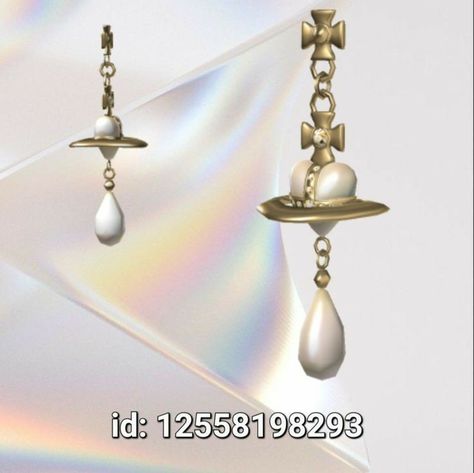 Bloxburg Codes Earrings, Berry Avenue Codes Luxury, Roblox Gold Outfit Codes, Earing Codes For Bloxburg, Roblox Id Codes For Earrings, Coding Clothes Accessories, Roblox Luxury Outfit Codes, Roblox Gold Accessories Codes, Earring Codes For Bloxburg