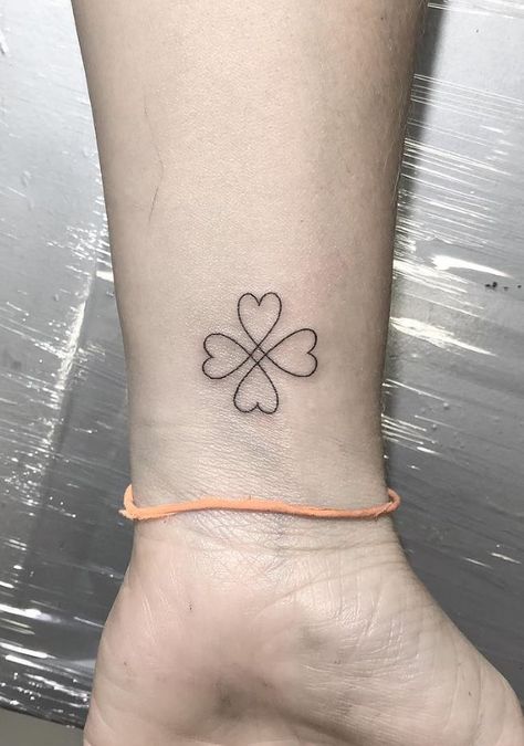 The Best 100 First Tattoo Ideas - TheTatt Irish Claddagh Tattoo, Small First Tattoos, Claddagh Tattoo, First Tattoo Ideas, Clover Tattoos, Tasteful Tattoos, Simple Tattoo Designs, Infinity Tattoos, Friendship Tattoos