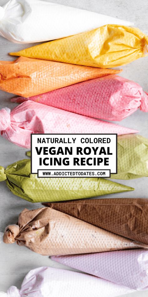 Vegan Royal Icing Recipe, Vegan Royal Icing, Cookies For Christmas, Vegan Frosting, Vegan Pastries, Vegan Baking Recipes, Vegan Cake Recipes, Vegan Bakery, Royal Icing Recipe