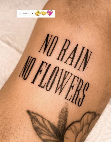 Discover 30 unique and inspiring over the knee tattoo word ideas for your next meaningful ink design. Self Love Leg Tattoo, Trouble Maker Tattoo, Upper Knee Tattoo Women Words, Tattoos For Legs Woman, Scraped Knee Tattoo, No Rain No Flowers Tattoo Leg, Arm Tattoos Patchwork, Black Knee Tattoo, Patchwork Tattoo Ideas Women Leg