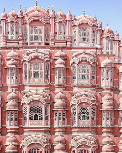 Fairmont Jaipur, Pink Building, Hawa Mahal, India Architecture, Pink Inspiration, Pink City, Indian Architecture, Pink Photo, South Asia