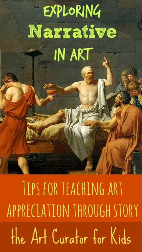 Exploring Narrative in Art: Tips for Teaching Art Appreciation Through Story Narrative Art, Principles Of Art, History Painting, Kids Exploring, Art Curator, Arts Ed, Illusion Art, Art Appreciation, Art Party