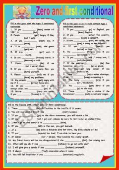 First and zero conditional Idioma: inglés Curso/nivel: secondary Asignatura: English as a Second Language (ESL) Tema principal: Conditionals Otros contenidos: Zero And First Conditional, Zero Conditional, First Conditional, Conditional Sentences, Imperative Sentences, English Clothes, Teaching Esl, Types Of Sentences, Teaching English Grammar