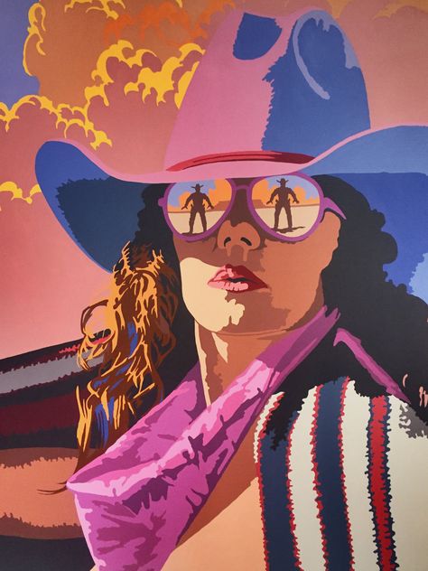 https://flic.kr/p/29nUjGJ | “Oh, You Wanted To See My Guns?” | A 1991 work by Pop artist Billy Schenck, displayed at the James Museum of Western & Wildlife Art, St. Pete. Western Pop Art, Billy Schenck, Cowboy Artwork, Western Vibes, Western Paintings, Western Wall Art, Cowgirl Art, Western Vintage, West Art