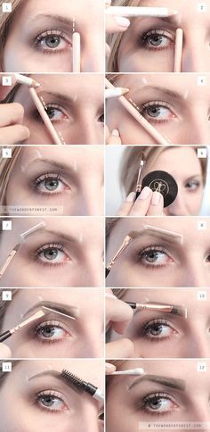 My New Perfect Brow Routine: Eyebrow Tutorial | Wonder Forest: Design Your Life. Eyebrow Routine, Brow Routine, Bentuk Alis, Perfect Brow, Makijaż Smokey Eye, Perfect Eyebrows, Eyebrow Tutorial, Eyebrow Shape, Perfect Brows