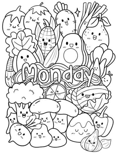 Unleash your creativity! Click the link above to explore our amazing collection of coloring pages. Perfect for relaxation and fun. Start coloring now! 😀😛🤔 Monday Coloring Pages, Cute Colorful Doodles, Doodle Art Coloring Pages, Doodle Coloring Pages, Colouring For Kids, Relaxing Coloring Pages, Colouring Pages For Kids, Kindergarten Coloring Pages, Drawing Color