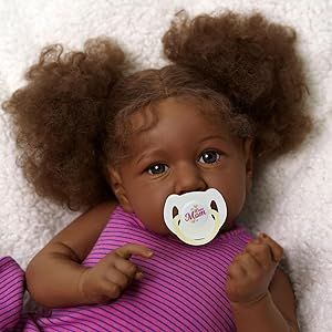 JIZHI Reborn Baby Dolls Black - 22 Inch Lifelike Soft Body Realistic-Newborn Baby Dolls Taupe Eyes Caramel Skin Tone Orange Crushed Flowers Skirt Real Life Baby Dolls Gift for Kids Age 3 Reborn Baby Dolls Black, Caramel Skin Tone, Big Baby Dolls, Crushed Flowers, African American Baby Dolls, Caramel Skin, American Baby Doll, Real Life Baby Dolls, Realistic Baby Dolls