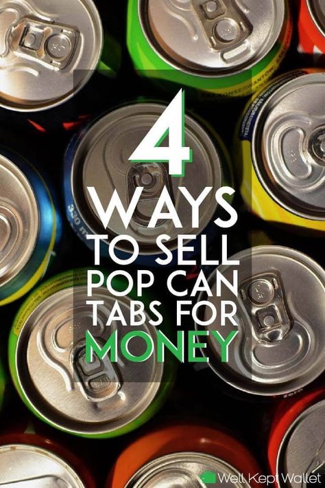 Who knew you could make money by selling pop can tabs? If you drink a lot of soda or other canned beverages, or if you have friends and neighbors who do, this could be a good way for you to rake in some extra cash. Read this article to find out what you need to know about how to successfully sell pop can tabs for money. Soda Tab Person, Pop Top Crafts, Pop Can Art, Canned Beverages, Pop Can Crafts, Soda Tab Crafts, Pop Can Tabs, Tab Crafts, Can Tab Crafts