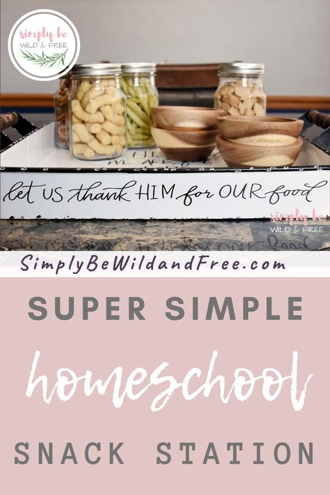 Vbs Meals For Kids, Snack Station For Kids, Homeschool Snacks, Snack Storage Ideas, Homemade School Snacks, Kid Snack Ideas, Snack Bin, Homeschool Fun, Kid Meals