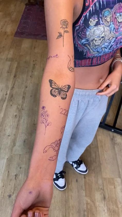 42 Tattoo, Rib Tattoos For Women, Petite Tattoos, Feminine Tattoo, Small Hand Tattoos, Cute Tattoos For Women, Classy Tattoos, Discreet Tattoos, Subtle Tattoos