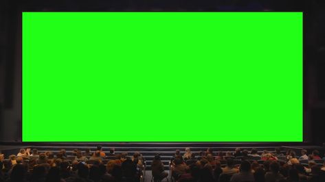 People in the auditorium with chroma key screen - Stock Video Theatre Audience, Channel Aesthetic, Movie Hall, Green Screen Footage, Moving Backgrounds, Free Stock Footage, Green Screen Video, People Videos, Green Screen Video Backgrounds